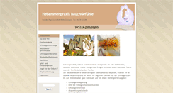 Desktop Screenshot of bauch-gefuehle.de