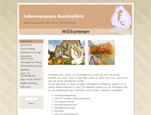 Tablet Screenshot of bauch-gefuehle.de